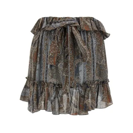 Saint Laurent All Over Print Skirt - Yves Saint Laurent