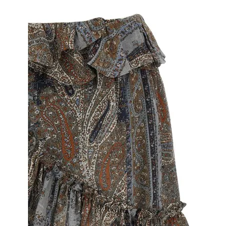 Saint Laurent All Over Print Skirt - Yves Saint Laurent