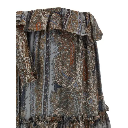 Saint Laurent All Over Print Skirt - Yves Saint Laurent