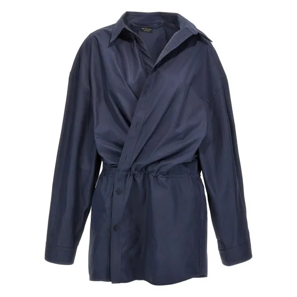 Balenciaga Stile Camicia Mini Dress - BALENCIAGA
