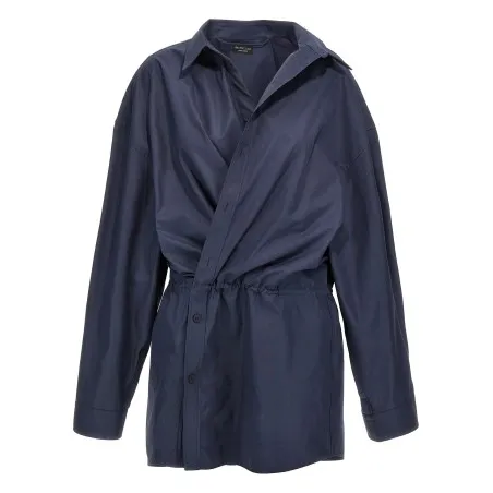 Balenciaga Stile Camicia Mini Dress - BALENCIAGA
