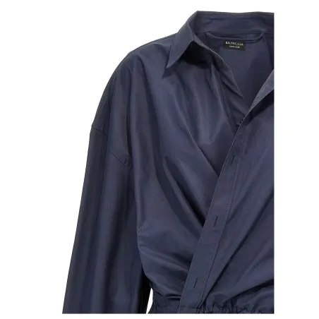 Balenciaga Stile Camicia Mini Dress - BALENCIAGA