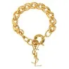Saint Laurent String Chain Bracelet - Yves Saint Laurent