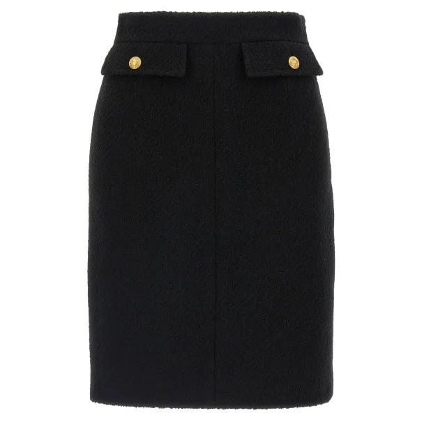 Chloé Bouclé Wool Skirt - CHLOE