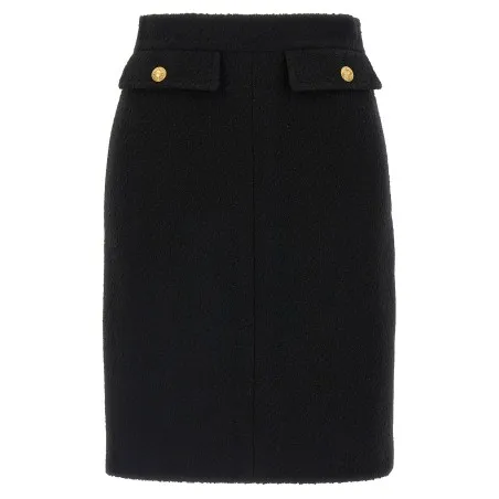 Chloé Bouclé Wool Skirt - CHLOE