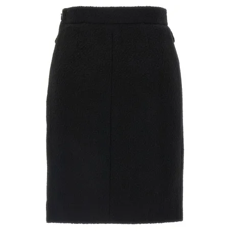 Chloé Bouclé Wool Skirt - CHLOE