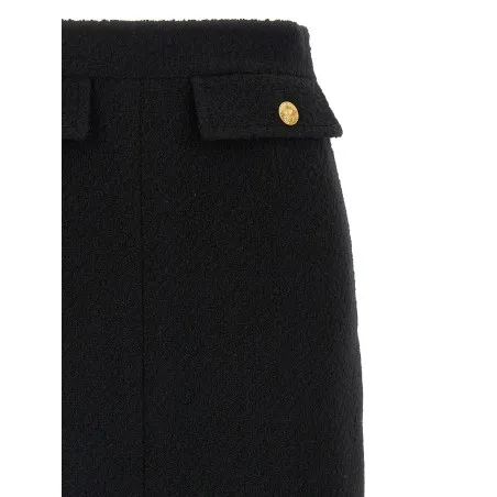 Chloé Bouclé Wool Skirt - CHLOE