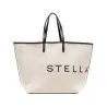 Stella McCartney Logo canvas tote bag - 