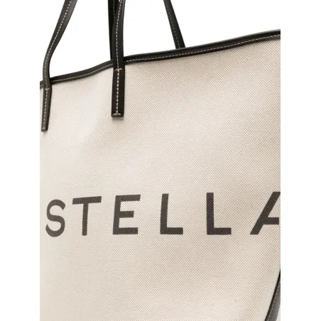 Stella McCartney Logo canvas tote bag - 