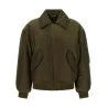 Saint Laurent Removable Shearling Neck Bomber Jacket - Yves Saint Laurent