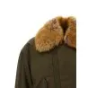 Saint Laurent Removable Shearling Neck Bomber Jacket - Yves Saint Laurent