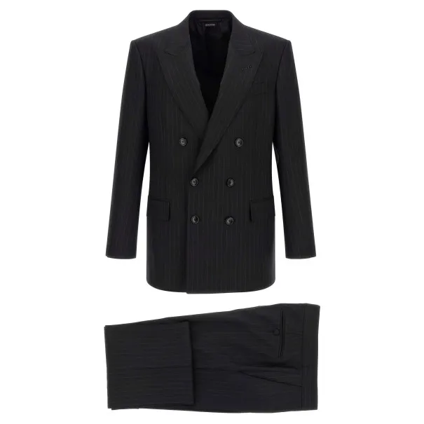 Tom Ford Pinstriped Double-breasted Dress - Tom Ford