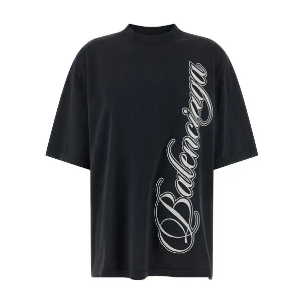 Balenciaga Cursive T-shirt - BALENCIAGA