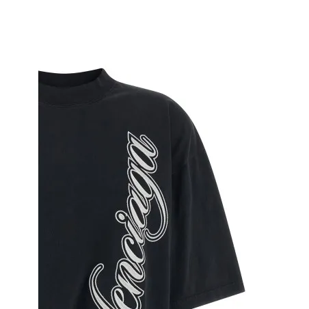 Balenciaga Cursive T-shirt - BALENCIAGA