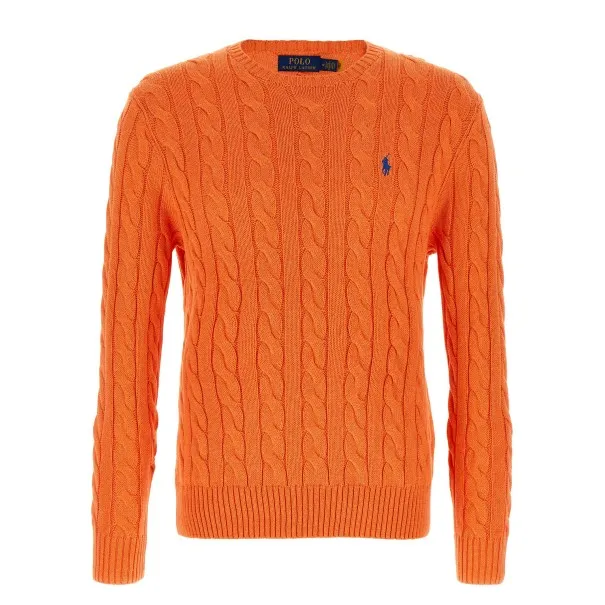 Polo Ralph Lauren Cotton Braided Sweater - RALPH LAUREN