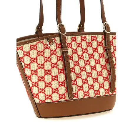 Gucci Small Woven Shopping Bag - Gucci