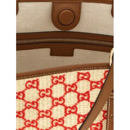 Gucci Small Woven Shopping Bag - Gucci