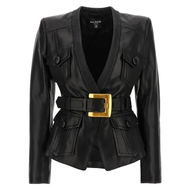 Balmain Leather Jacket - BALMAIN