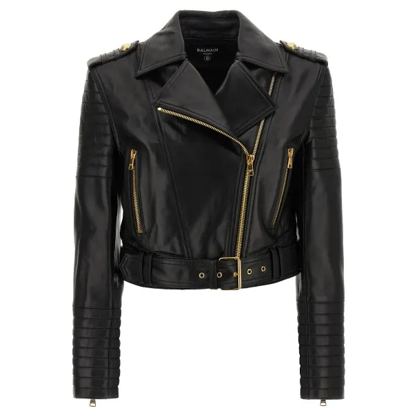 Balmain Leather Jacket - BALMAIN