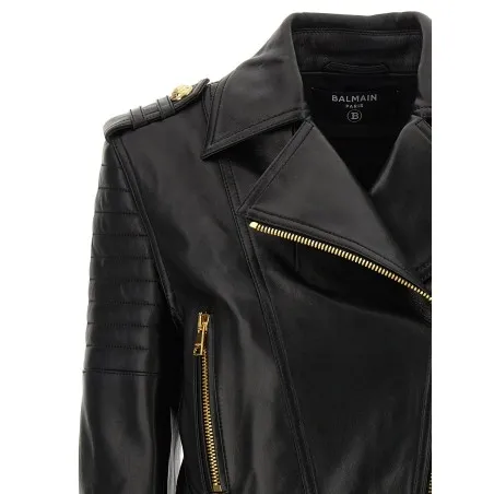 Balmain Leather Jacket - BALMAIN