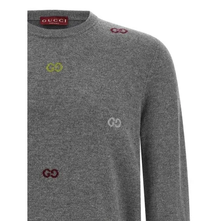 Gucci Gg Intarsia Sweater - Gucci