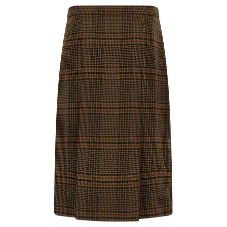 Saint Laurent Prince Of Wales Skirt - Yves Saint Laurent