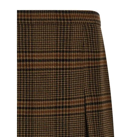 Saint Laurent Prince Of Wales Skirt - Yves Saint Laurent