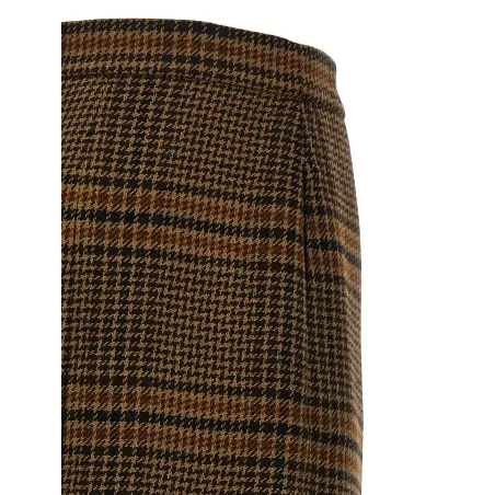 Saint Laurent Prince Of Wales Skirt - Yves Saint Laurent