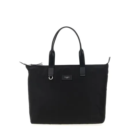 Dolce & Gabbana Media Logo Patch Shopping Bag - Dolce&Gabbana