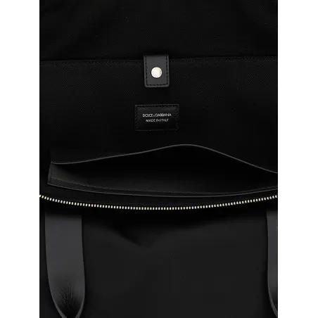 Dolce & Gabbana Media Logo Patch Shopping Bag - Dolce&Gabbana