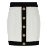 Balmain Two-tone Miniskirt - BALMAIN
