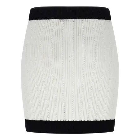 Balmain Two-tone Miniskirt - BALMAIN