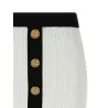 Balmain Two-tone Miniskirt - BALMAIN