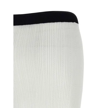 Balmain Two-tone Miniskirt - BALMAIN