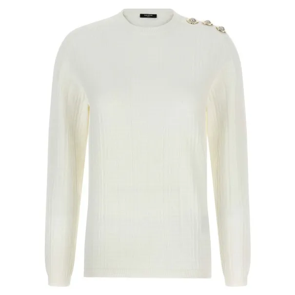 Balmain Maxi Shoulder Top - BALMAIN