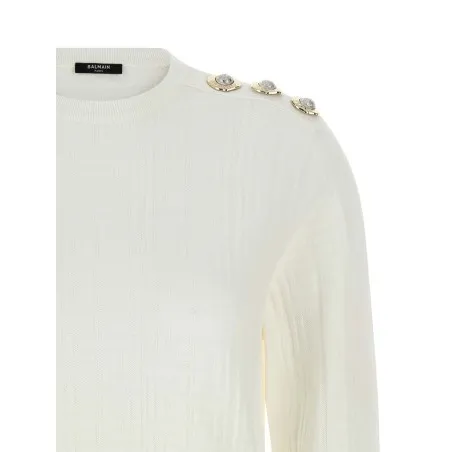 Balmain Maxi Shoulder Top - BALMAIN
