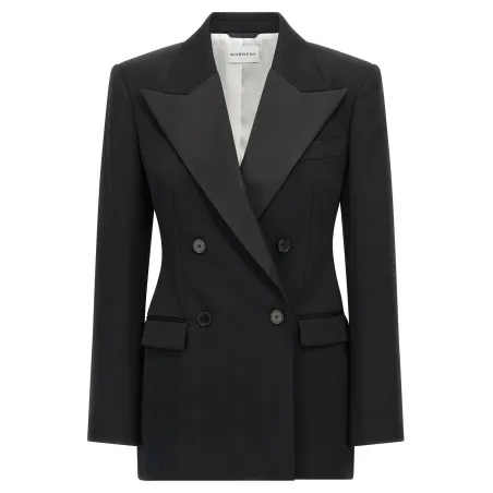Givenchy Satin Lapel Blazer - GIVENCHY