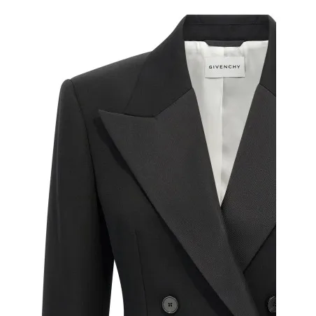 Givenchy Satin Lapel Blazer - GIVENCHY