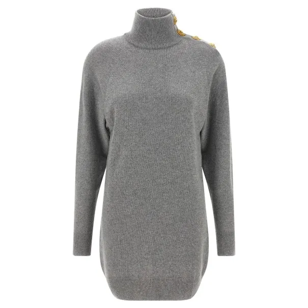 Balmain Cashmere Wool Dress - BALMAIN