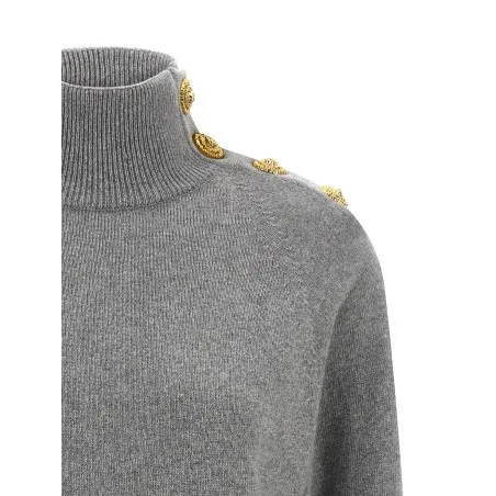 Balmain Cashmere Wool Dress - BALMAIN