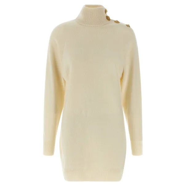 Balmain Cashmere Wool Dress - BALMAIN