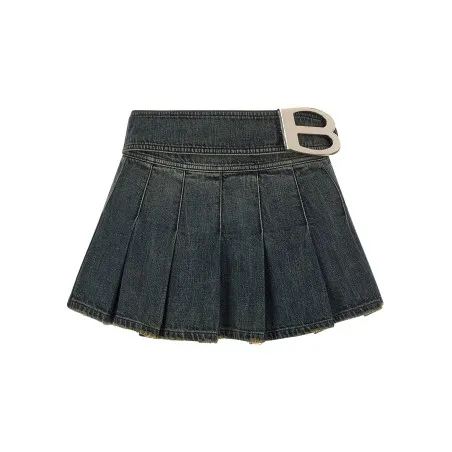 Balenciaga Buckle Pleated Skirt - BALENCIAGA