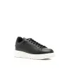 Emporio Armani Tumbled leather sneakers - Emporio Armani