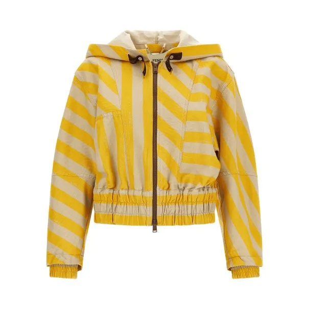 Fendi Pequin Striped Jacket - FENDI