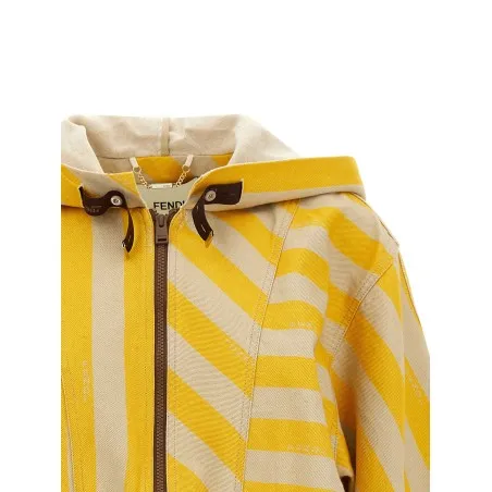 Fendi Pequin Striped Jacket - FENDI