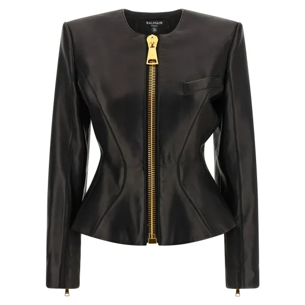 Balmain Leather Jacket - BALMAIN
