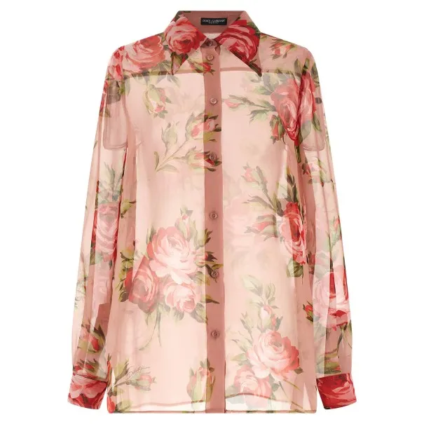 Dolce & Gabbana Bouquet Rose Shirt - Dolce&Gabbana