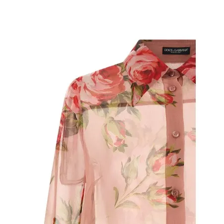 Dolce & Gabbana Bouquet Rose Shirt - Dolce&Gabbana