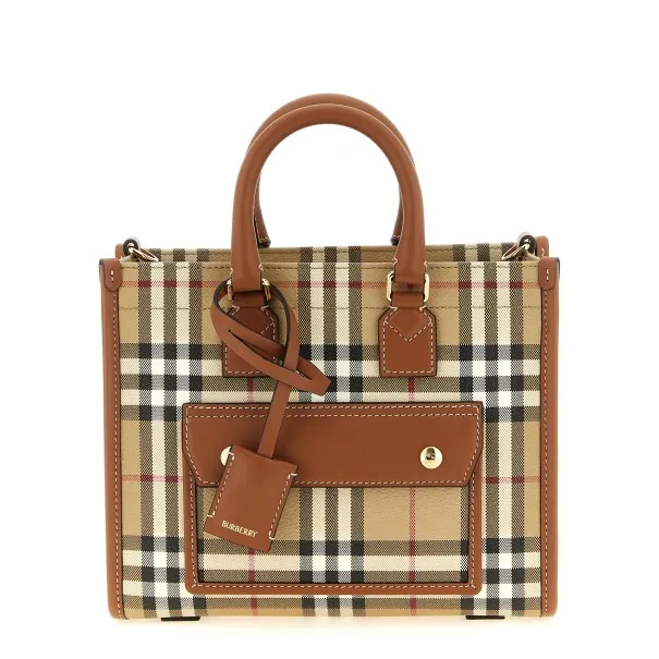 Burberry Freya Mini Shopping Bag - BURBERRY