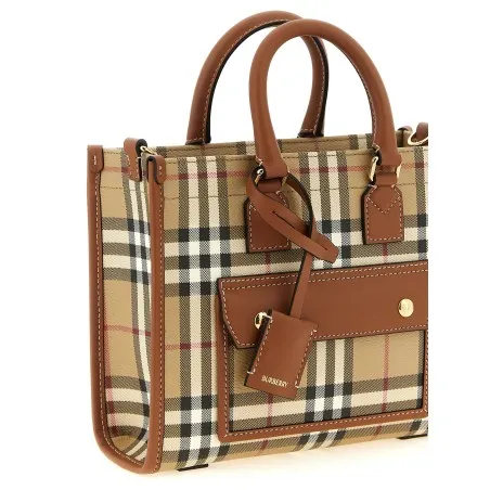 Burberry Freya Mini Shopping Bag - BURBERRY
